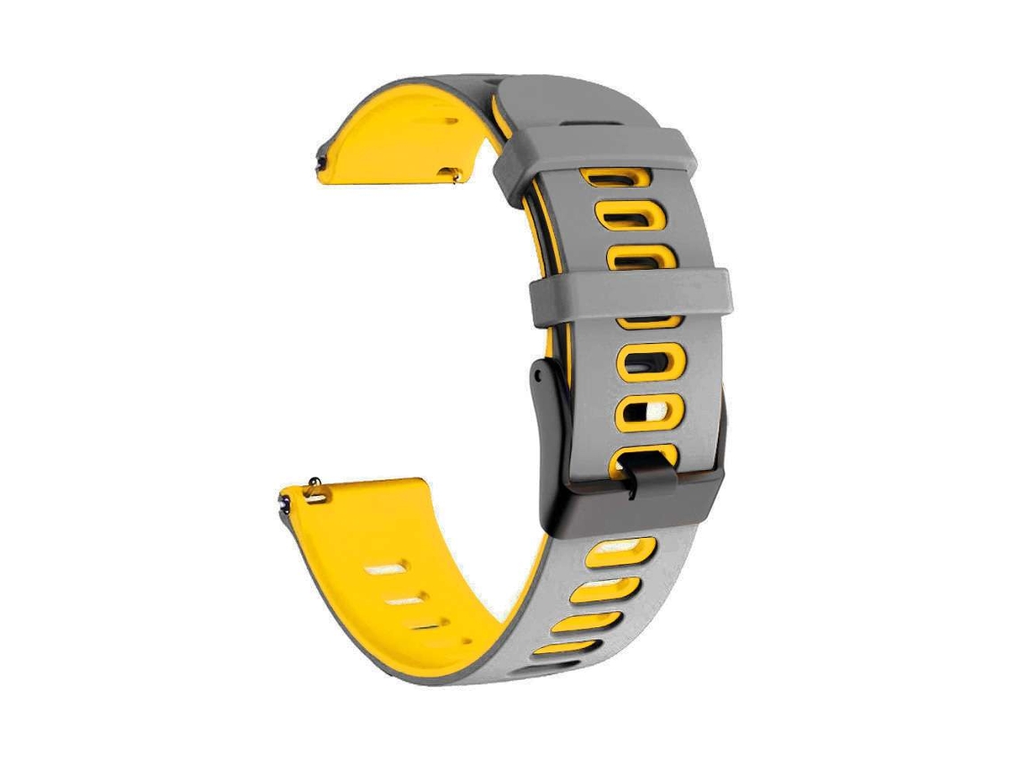 Correa Pioneer para Samsung Galaxy Watch Active 2 Gris y Amarillo