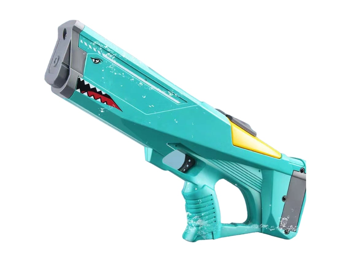 Pistola De Água Elétrica Super Soaker Longo Alcance Para Crianças Design Tubarão