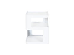 Mesa auxiliar de metal blanco 40x40x54cm ALEXANDRA HOUSE LIVING