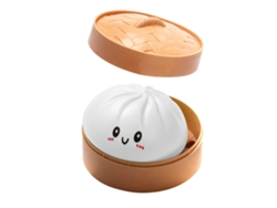 Bola de pan blanco suave