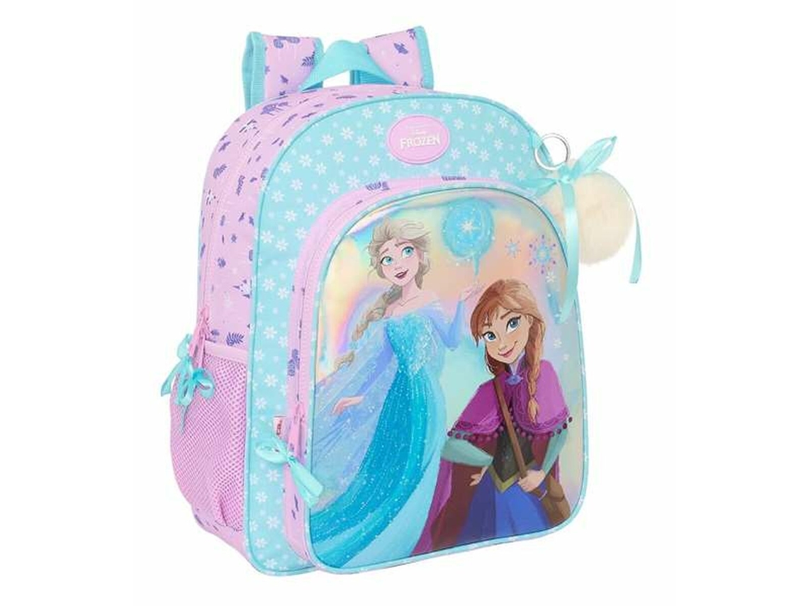 Mochila Escolar FROZEN Cool days (Azul cielo - Poliéster 300D)