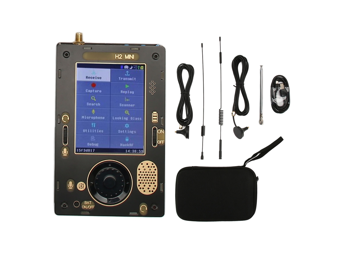 Kit de radio definida por software (receptor de 1 MHz a 6 GHz, pantalla LCD de 3,2 pulgadas)