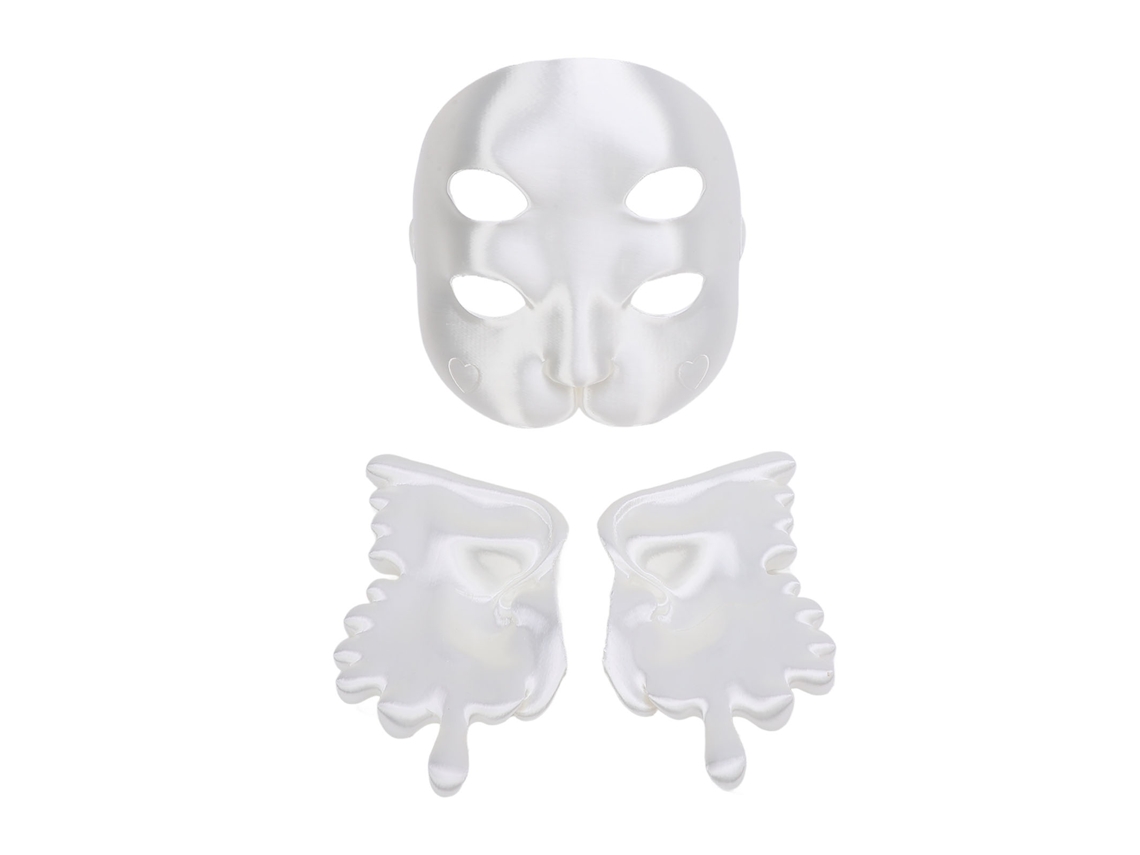 Rebe-cara De Bebé Llorón Impresa En 3d Con 4 Ojos 2 Orejas Prop Cosplay Modelo De Cara De Bebé Blanco