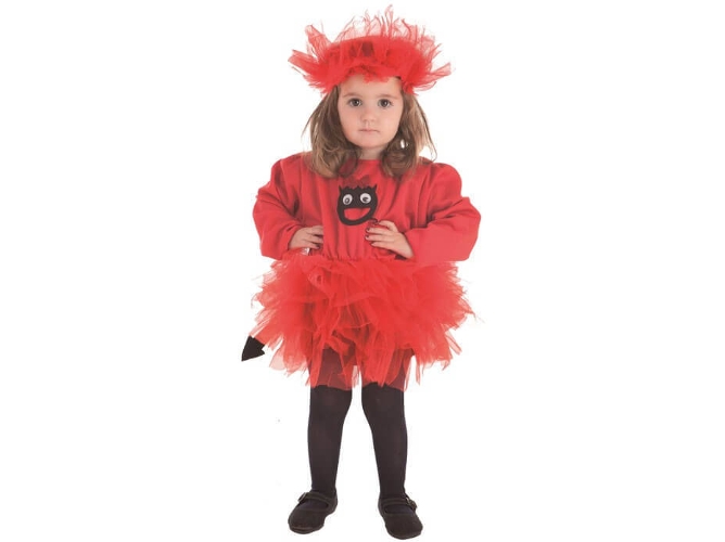 Disfraz de Niña DISFRAZZES Diablilla Tutú (Talla: 3 a 5 años)