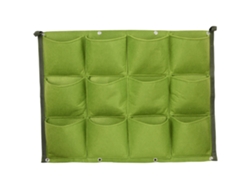 Bolsas de cultivo vertical para pared con 12 bolsillos