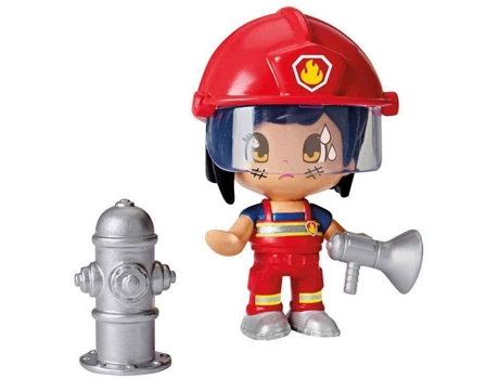 Muñeca FAMOSA Pinypon Action - Bombera Serie 2