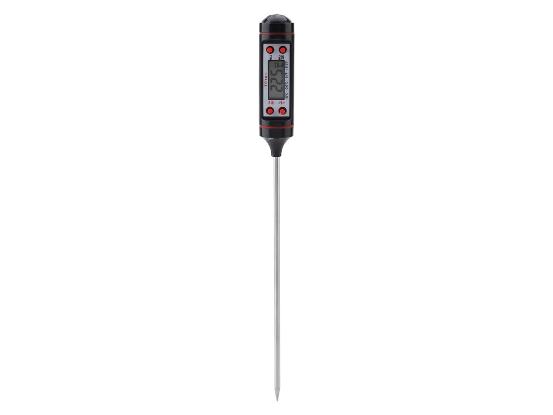 Termómetro Digital Lcd De Cocina Con Sonda Para Carne, Barbacoa, Leche Y Temperatura De Cocción Tp101