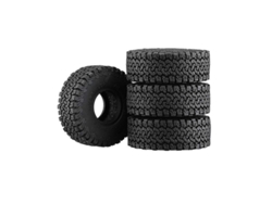 4 Neumáticos Supersuaves De 58 Mm (1 Pulgada) Para Coches Rc Crawler 1/18 Y 1/24 Axial Scx24 Trx4m