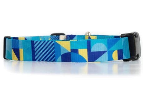 Collar para Perros BECKY DOG APPAREL Barcelona (Multicolor - 40-60 cm - Poliéster - Grande)
