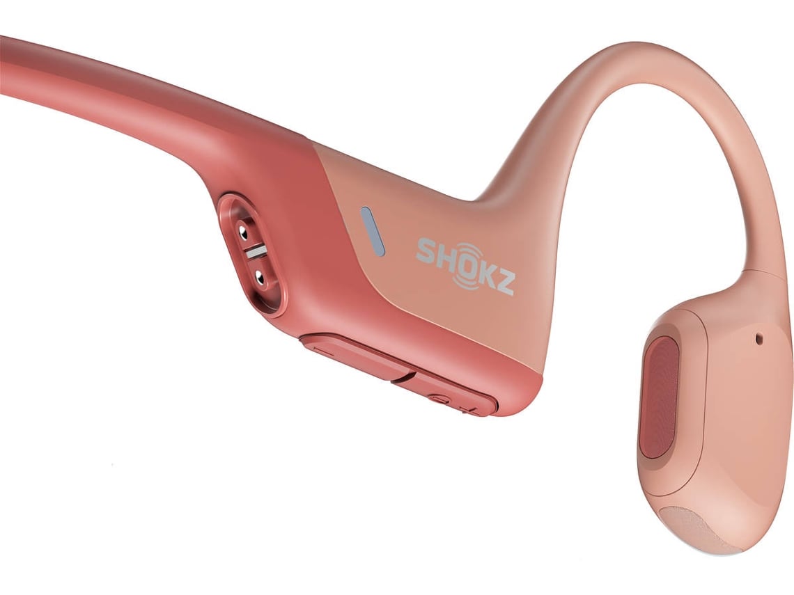 Auriculares Bluetooth Multipoint SHOKZ Openrun Pro (Open Ear - Micrófono - Rosa)