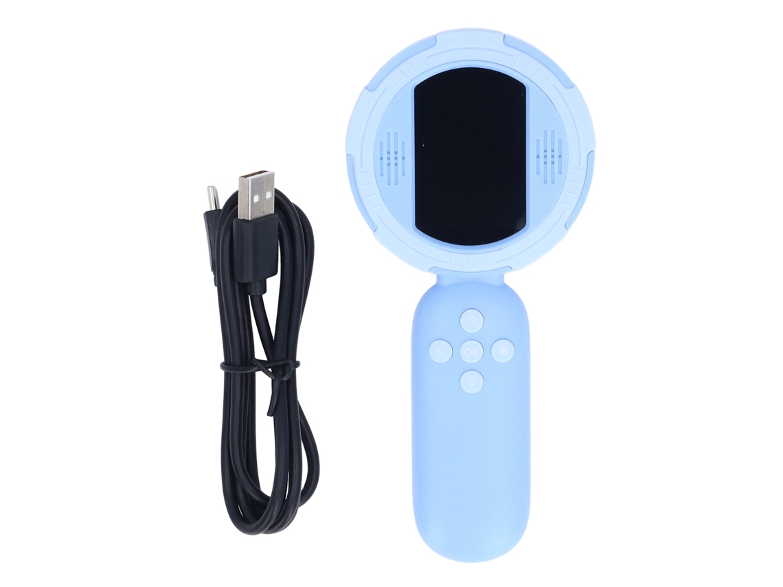 Microscopio digital portátil de 2 pulgadas para niños con luces LED para estudiantes.