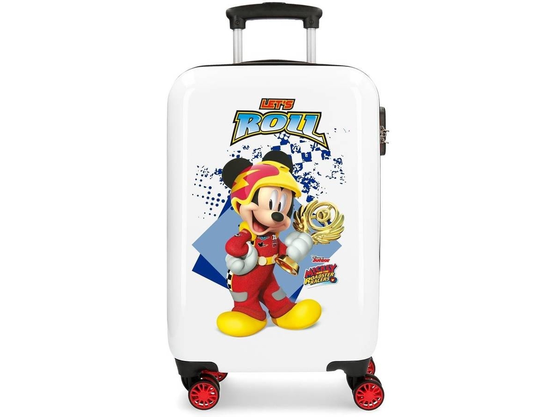Maleta De Cabina Disney Mickey & Minnie Joy Blanco (55x38x20cm - 34l)