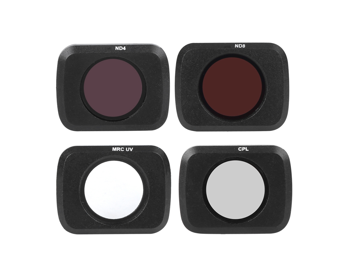 Set De Filtros De Lente Junestar Cpl Uv Nd4 Nd8 Polarizador Y Densidad Neutra Para Dji Mavic Air2