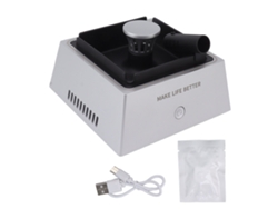 Purificador De Ar Portátil Pequeno Para Quarto Escritório Com Porta-cigarros Remove Fumaça Cinza
