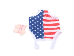 Roupas De Boneca Menina Maiô Para Boneca 18 Polegadas Acessórios De Boneca Qd18-020