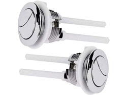 2026-botón De Descarga De Inodoro De 38mm De Repuesto - Pack De 2 Para Baño, Compatible Con La Mayoría De Inodoros De Doble Descarga