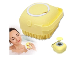 Cepillo De Baño De Silicona 2 En 1 Con Dispensador De Gel, Cepillo Corporal Suave