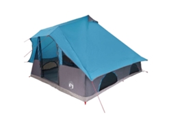 Carpa Tipi Con Techo Azul 358 X 296 X 258 Cm Tafetán