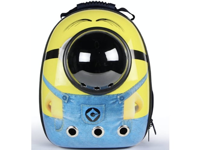 Transportín para Perros LUBI Portátil (Amarillo - 12.6x11.5x16.5cm - Hasta: 7 Kg - S - Porte Pequeño)