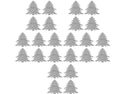 Vajilla Con Forma De Árbol Navidad Ideal Para Usar En Casa Hoteles Comedores Y Más Durante La Fundas Tenedores