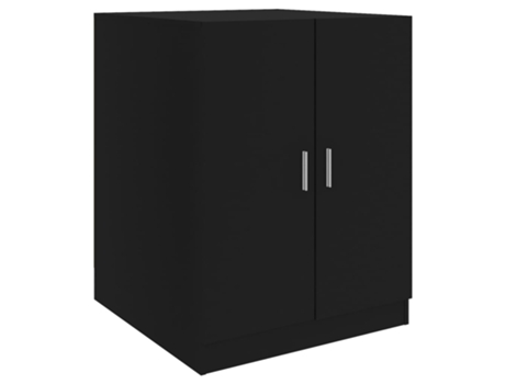 vidaXL Armario de lavadora negro 71x71,5x91,5 cm
