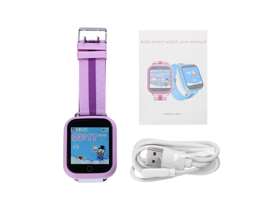 Reloj Inteligente De Seguimiento Gps Para Niños Con Monitor De Voz De Posicionamiento Inalámbrico Sos