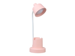 Rebe-lámpara De Escritorio Led Con Porta Bolígrafos Usb Recargable Plegable Portátil Protectora De Ojos Rosa Para Dormitorio Oficina