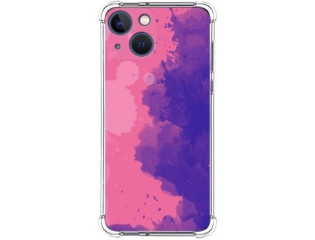 Carcasa iPhone 13 Mini (5.4) TUMUNDOSMARTPHONE Acuarela 07 Dibujos Multicolor