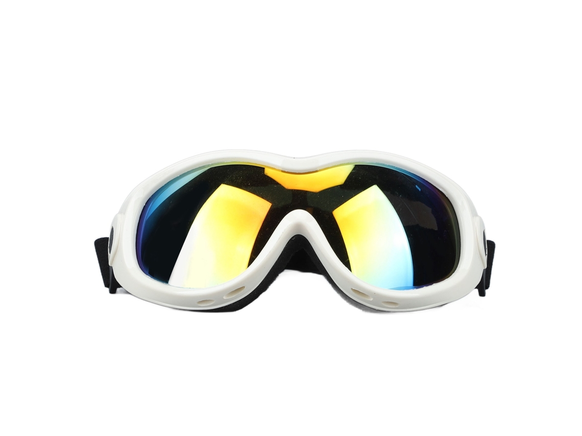 Gafas De Sol Para Mascotas Con Protección Uv Ajustables Resistentes Al Impacto Para Perros Y Gatos Blanco
