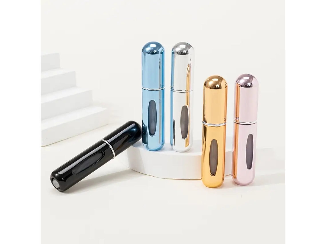 Mini Pulverizador Recargable De Viaje, Envase De Perfume Portátil, Botella De Perfume Vacía, 5 Ml