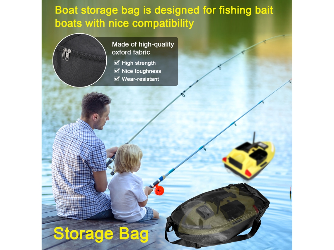 Estuche de transporte para barco de cebo de pesca