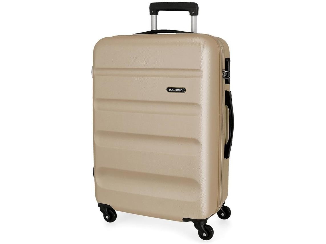 Maleta Grande ROLL ROAD Flex Champán (75x51x28cm - 91L)
