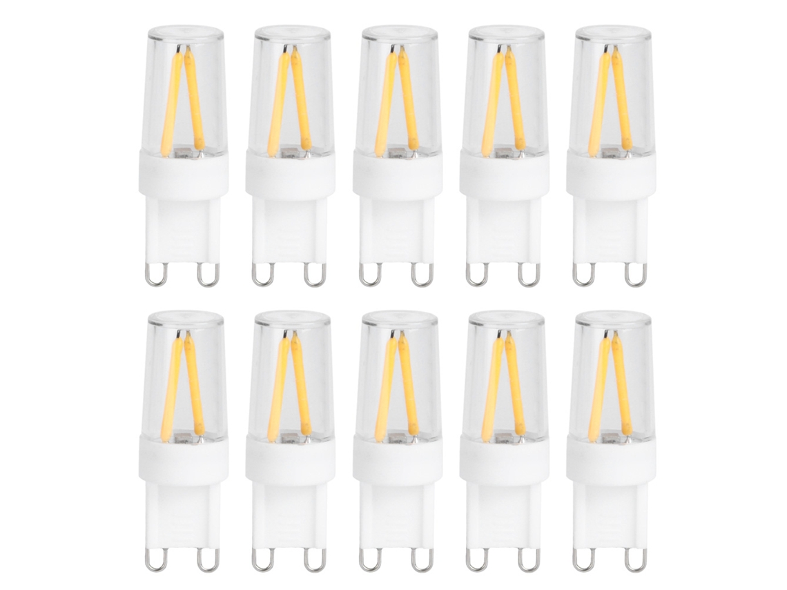 2026 10 bombillas LED con base G9 de 1,5 W, AC110 V, bipin para lámparas de techo, candelabros y lámparas de pared.