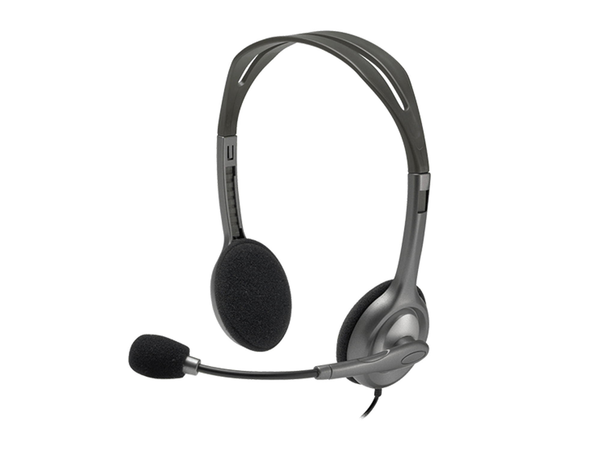 Auriculares con Cable LOGITECH H110 (On Ear - PC - Gris)