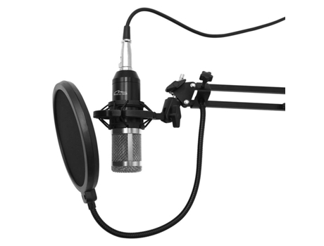 Micrófono MEDIA TECH MT397S Negro