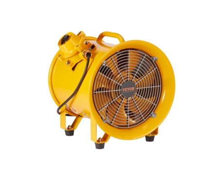 VEVOR Ventilador Portátil de 406 mm con Cable de Alimentación Industrial de 5 metros