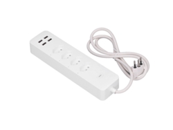 Tuya Smart Wifi Power Bus Con 4 Tomas De Corriente, 4 Puertos Usb, Protección Contra Sobretensiones, 2500 W, Enchufe Brasileño.