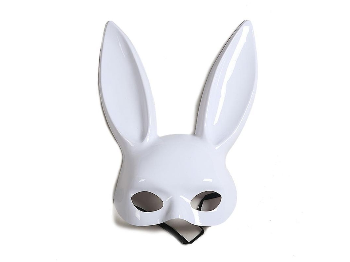 Máscara de conejo para mujer, accesorio adecuado para cumpleaños, Pascua, Halloween y fiestas de disfraces.
