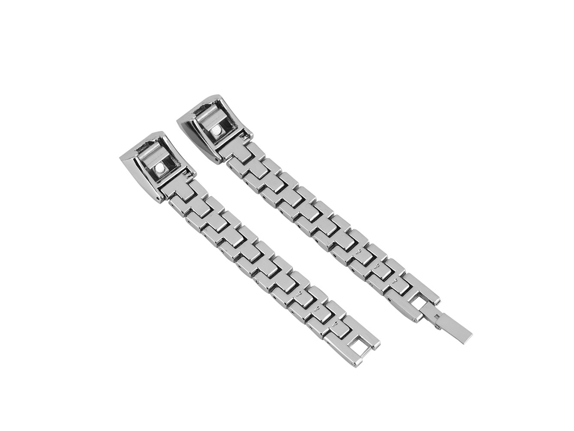 Correa de repuesto para reloj (acero inoxidable, hebilla plegable)