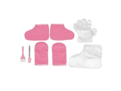 Guantes desechables de parafina rosa Rebe-lineras para manos y pies, para calentar y cuidar.