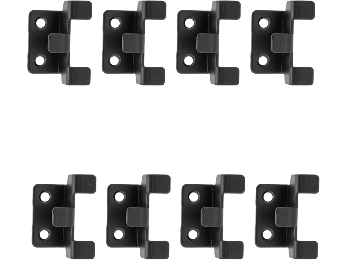 8 Ganchos Para Azulejos De Cerámica, Juego De 8, Hierro Negro, Montaje En Pared