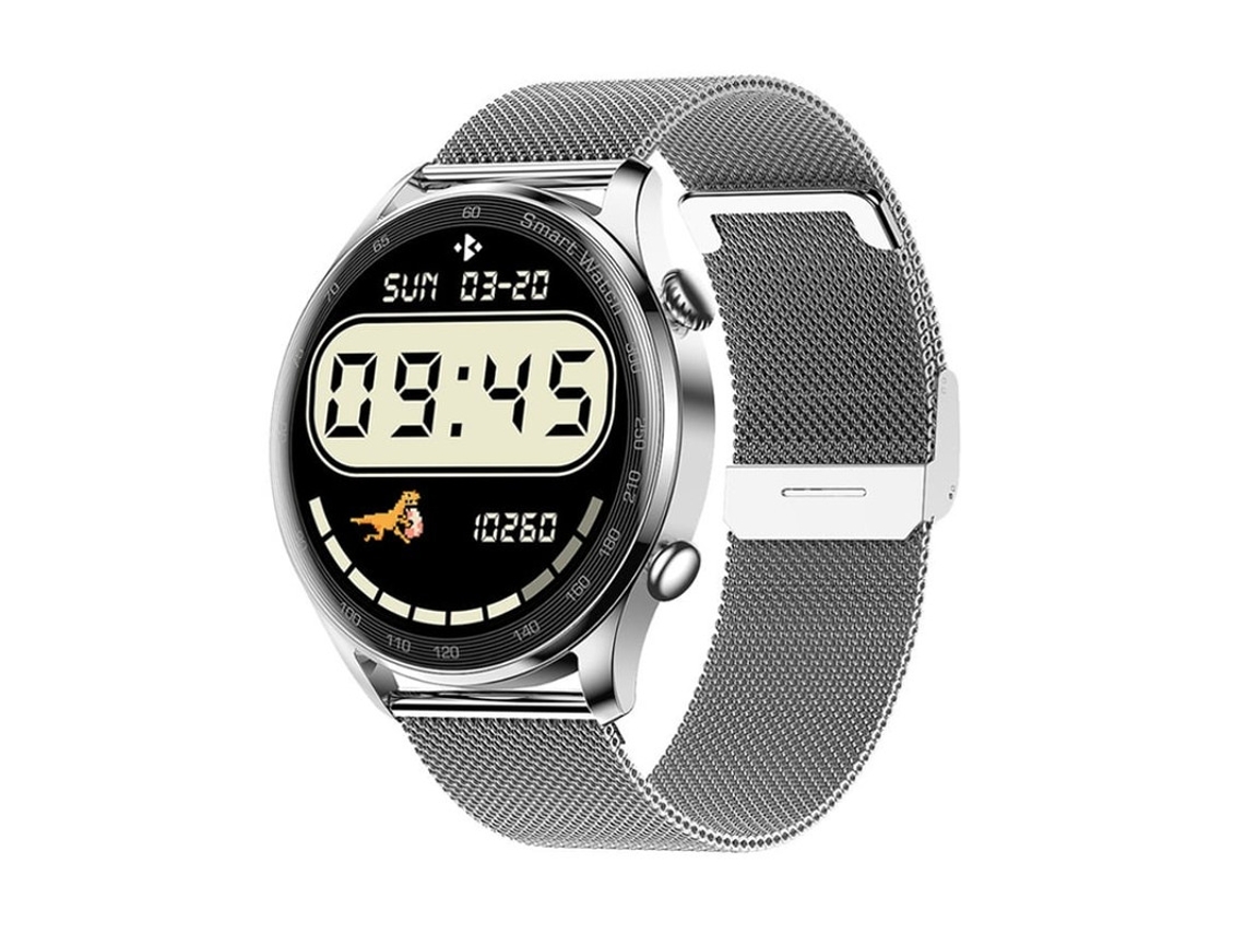 Reloj inteligente con monitorización de frecuencia cardíaca, presión arterial, contador de pasos, llamadas Bluetooth y notificaciones de mensajes. P Yizhood