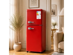 Refrigerador De Dos Puertas De 112 L (72 L + 40 L), Control De Eficiencia De 7 Niveles E Indicador Led Rojo.