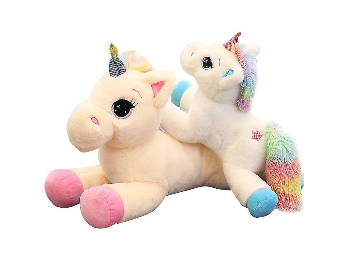 Peluche De Unicornio De Terciopelo Suave Para Niños, Regalo De Cumpleaños