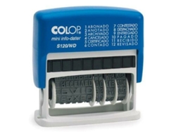 Sello Colop S120/WD 4 x 42 mm Azul Fecha