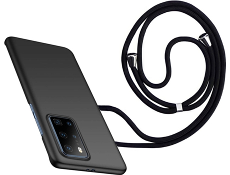 Funda Huawei P40 Pro Turtleshell Rígida con Collar Negro