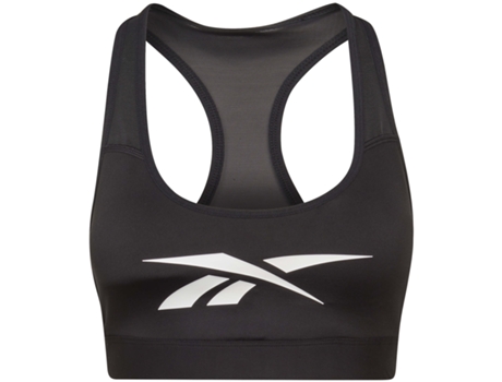 Sujetador Premium de Mujer REEBOK Vector Racer Negro (XS)
