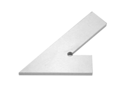 Regla De Ángulo Cuadrado De 45°, Acero Inoxidable Din875/2, 120x80 Mm, Medición De Precisión