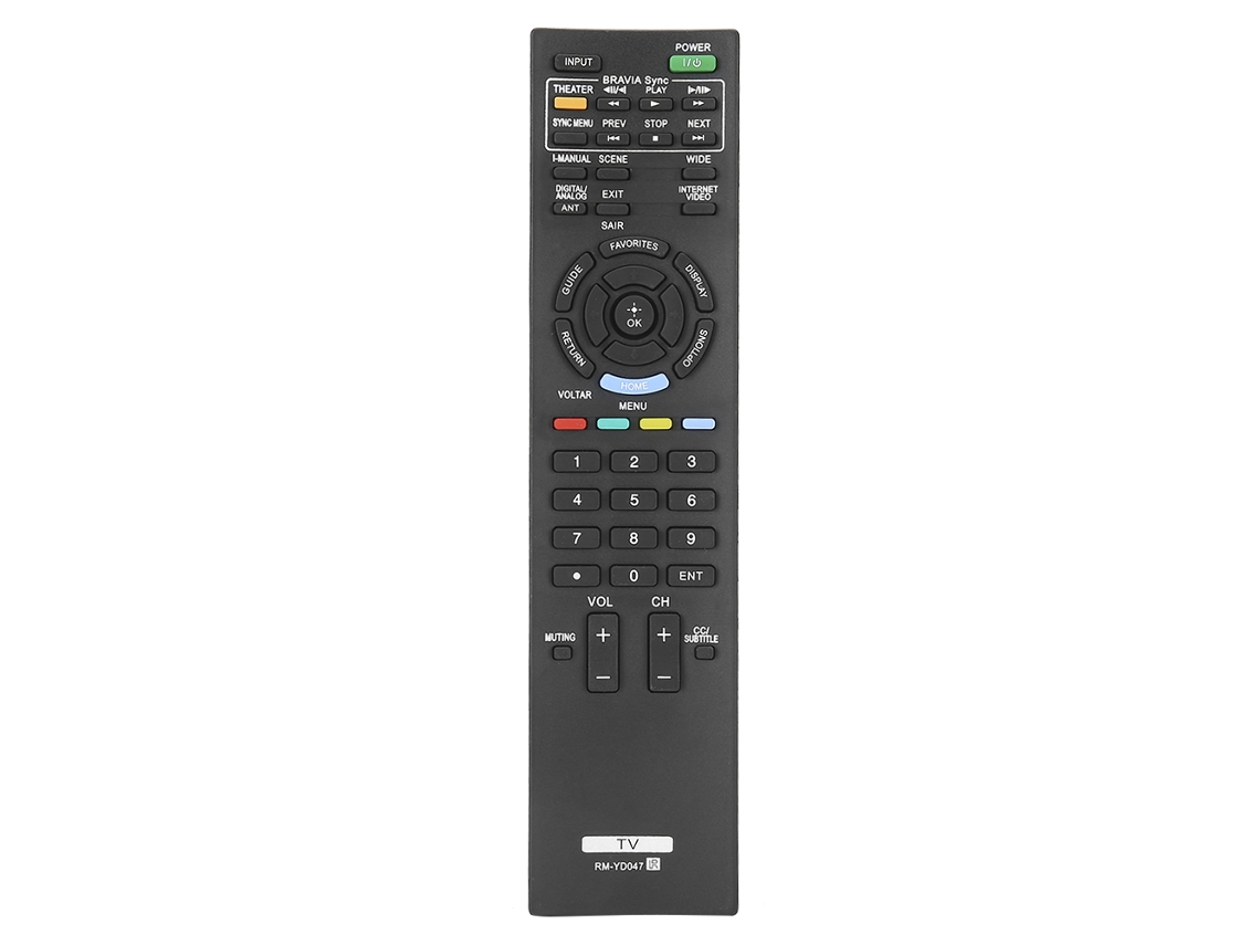 Controle Remoto Para Tv Sony Lcd Led Hd Rm-yd047 Substituto Controle Remoto De Tv