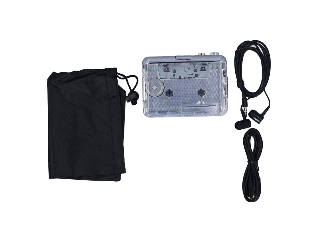 Reproductor De Casetes Portátil, Convertidor De Casete A Mp3 Con Puerto Usb-c Para Portátiles, Ordenadores Y Auriculares.